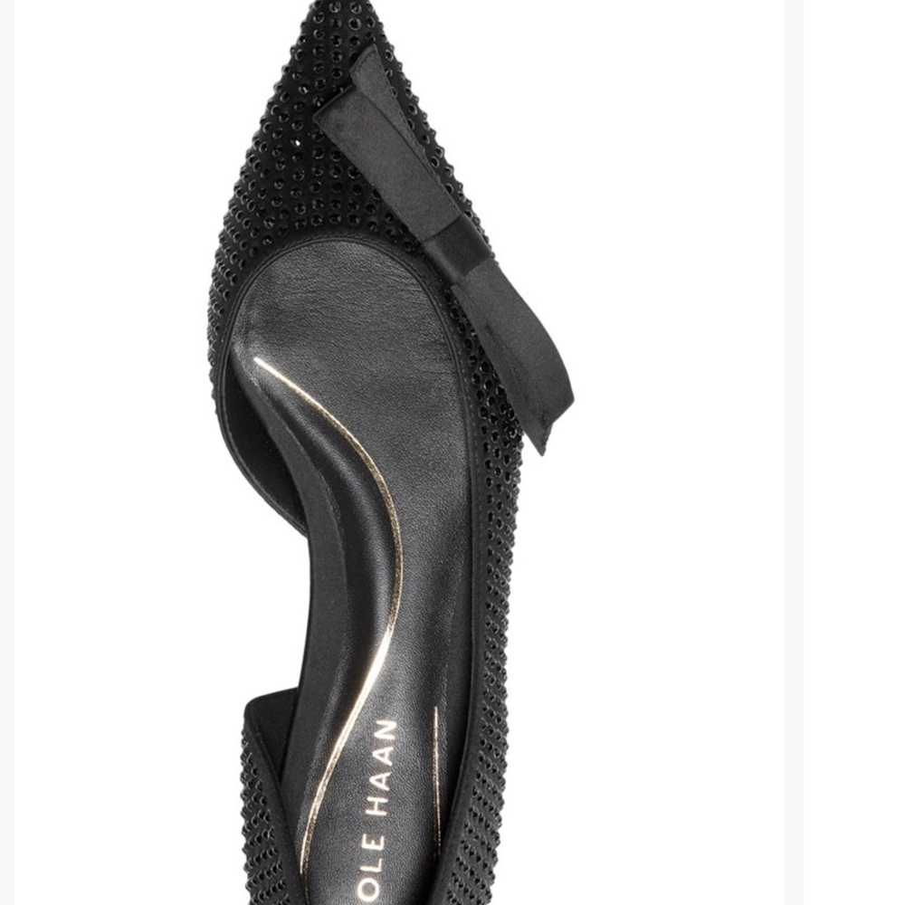 Cole Haan Women's Black Bow Flats